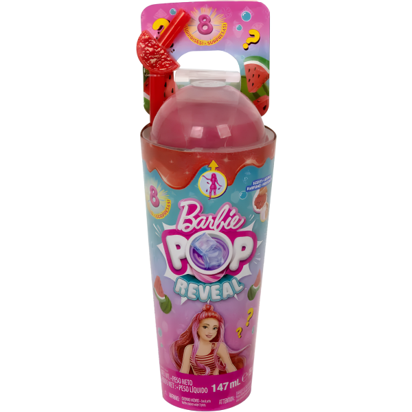 Кукла Barbie Сочные фрукты Арбуз в непрозрачной упаковке (Сюрприз) HNW43